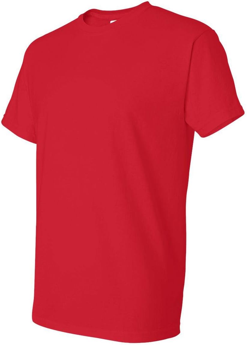Gildan Men's DryBlend Moisture Wicking 7/8 Inch T-Shirt XX-Large Red