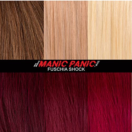 Big Pot Manic Panic 8Oz High Voltage Classic Cream Formula Colour Hair Dye (Fuschia Shock) - 4