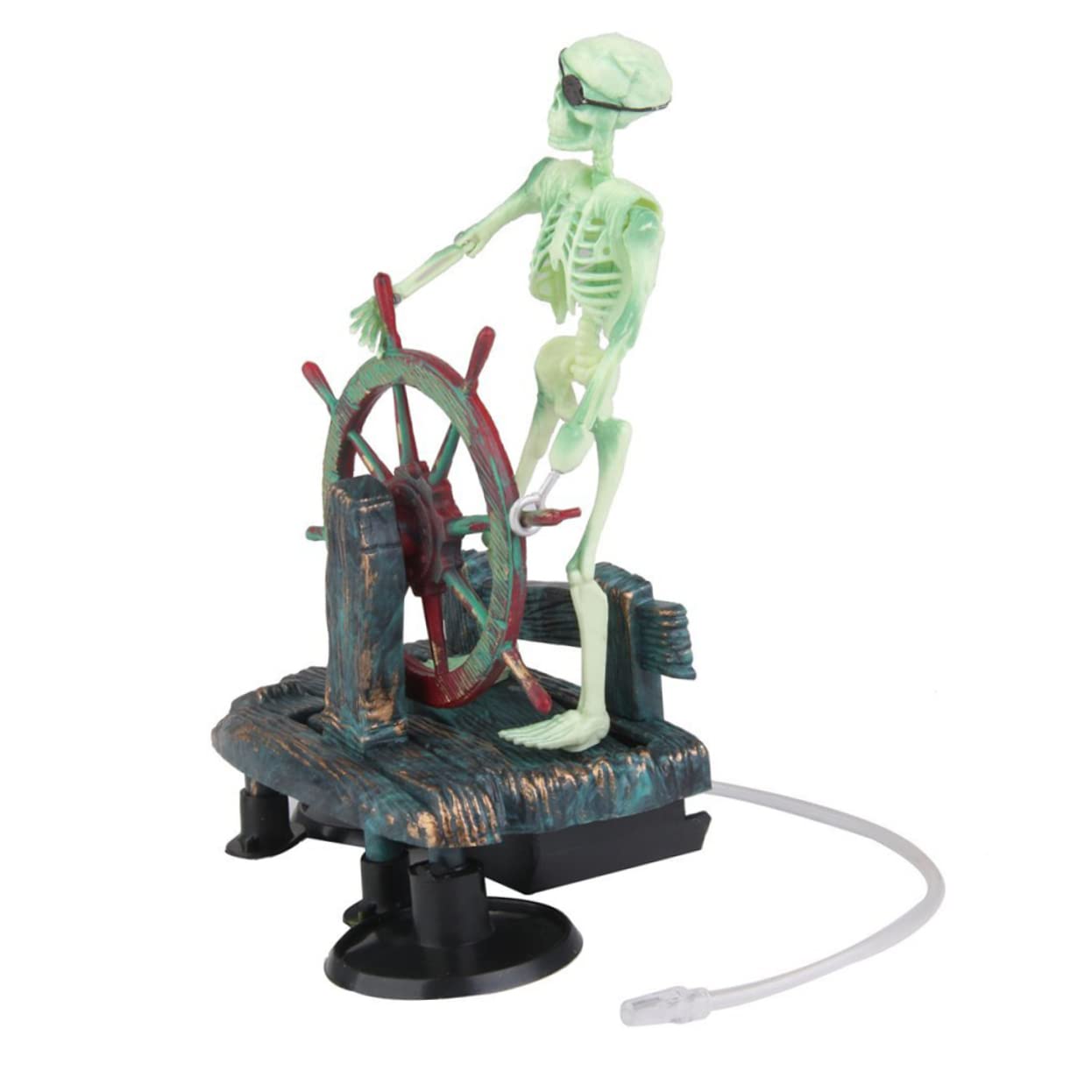 Toddmomy Lot De 3 Décorations Uniques pour Aquarium À Air Comprimé Ornements en Forme De Crâne De