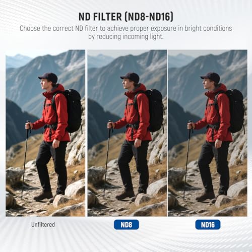 Image of NEEWER ND Filter Set Compatible with DJI Mini 4K /2 SE /SE /2 /Mavic Mini (3 Pack), CPL /ND8 /ND16 Multicoated HD Optical Glass Neutral Density Filters Drone Camera Lens Accessories, FL-C41