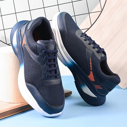 Image of Centrino Men's Running Shoes | Ultra Lightweight & Breathable | Comfortable Walking & Workout Sneakers | Cushioned Casual Sports Shoes (9438)