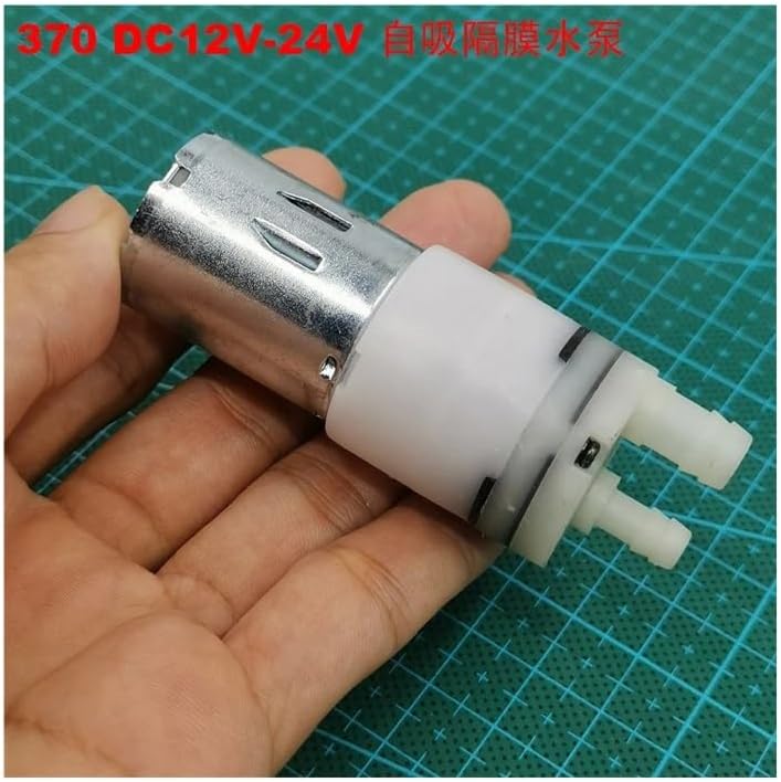DC 12V-24V 24mm 370 Water Pump Self-Priming Suction Water Pump for Fountains/Drinking Water Dispensers