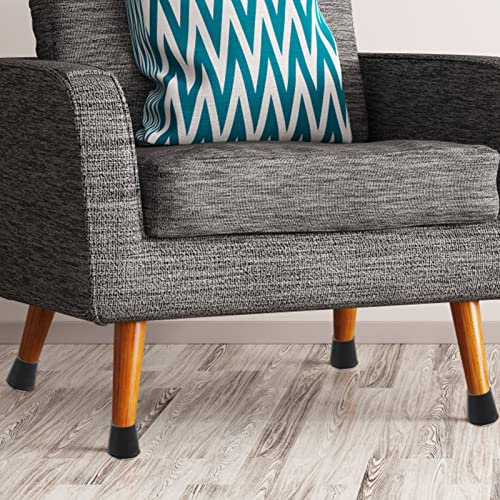 Bienka Pads Round Covers Cover Bottom Floor Mute Leg Moving Chair With Socks Caps Silicone Silicon Feet Black For Anti- Slip Protectors Protection Furniture Felt Non Table Felt #TOP1