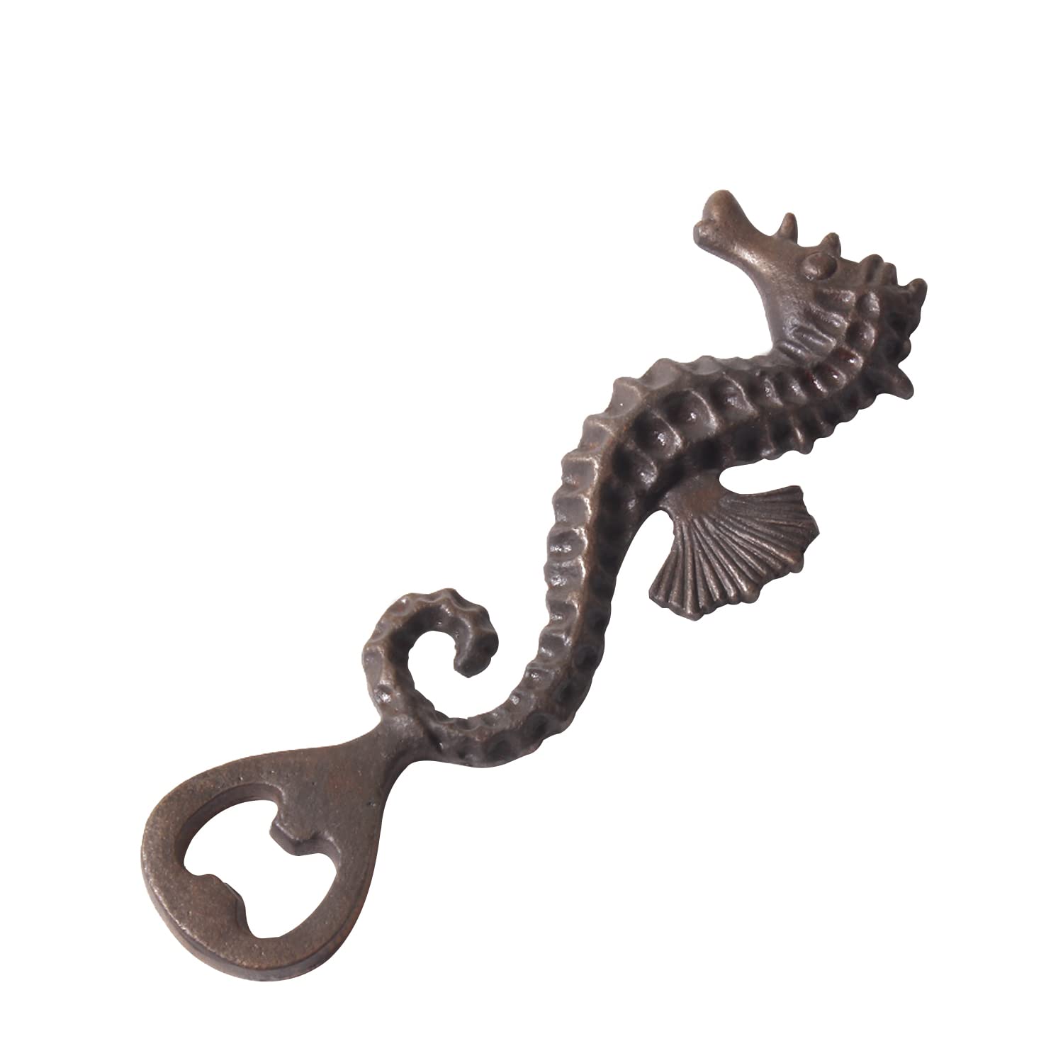CASADECOR Antique Seahorse Metal Bottle Opener (5.5-inch)