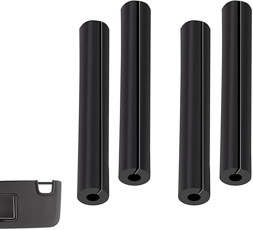 Kit de reparación de visera solar para Jeep Wrangler Jk Jku (07-17), paquete de 4 piezas de repuesto de tubo de reparación precortadas mejoradas