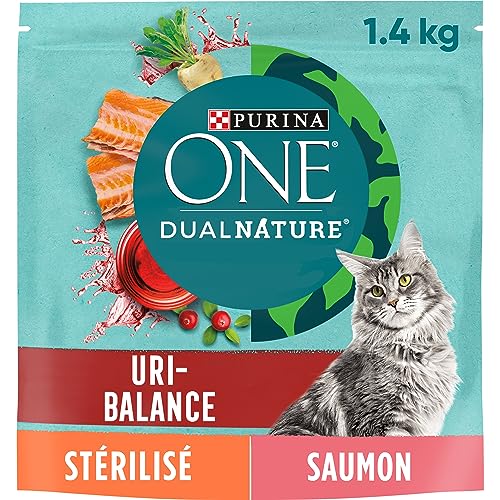 PURINA ONE DUALNATURE Chat Stérilisé Cranberry Saumon 1,4kg