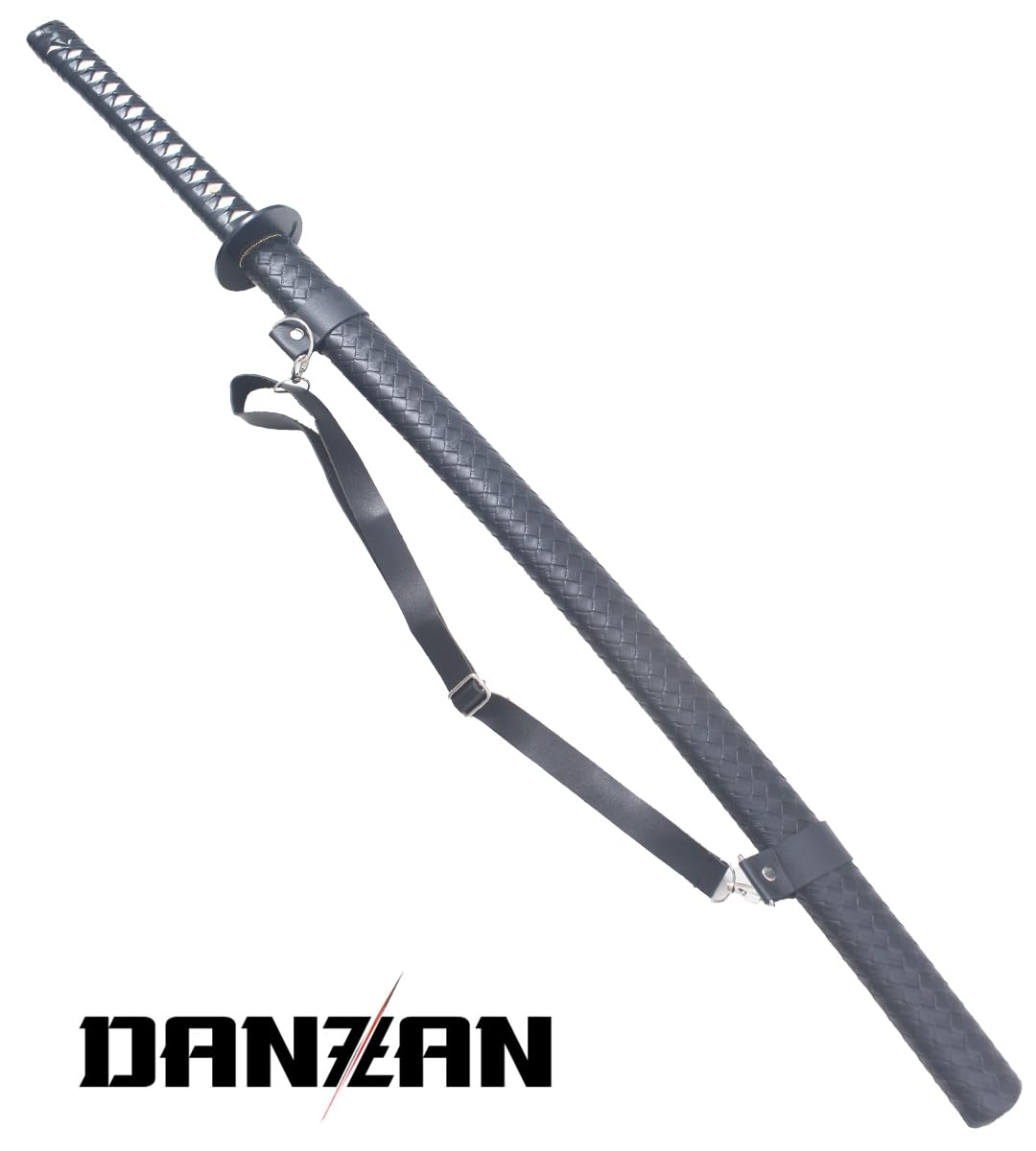 Danzan Katana en Bois Ronin - Sabre Japonais d'Entraînement Ninja Epée Shinobi - Lame en Bois