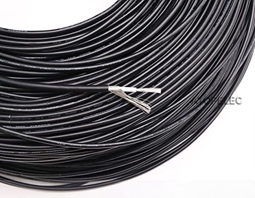 Davitu Wires & Cables - 10M UL1533 Shielded Single Core Tinned OFC Copper Wire PVC Insulated Audio Signal Cable 14/16/18/20/22/24/26/28/30 AWG UL1185 - (Specification: 14AWG)