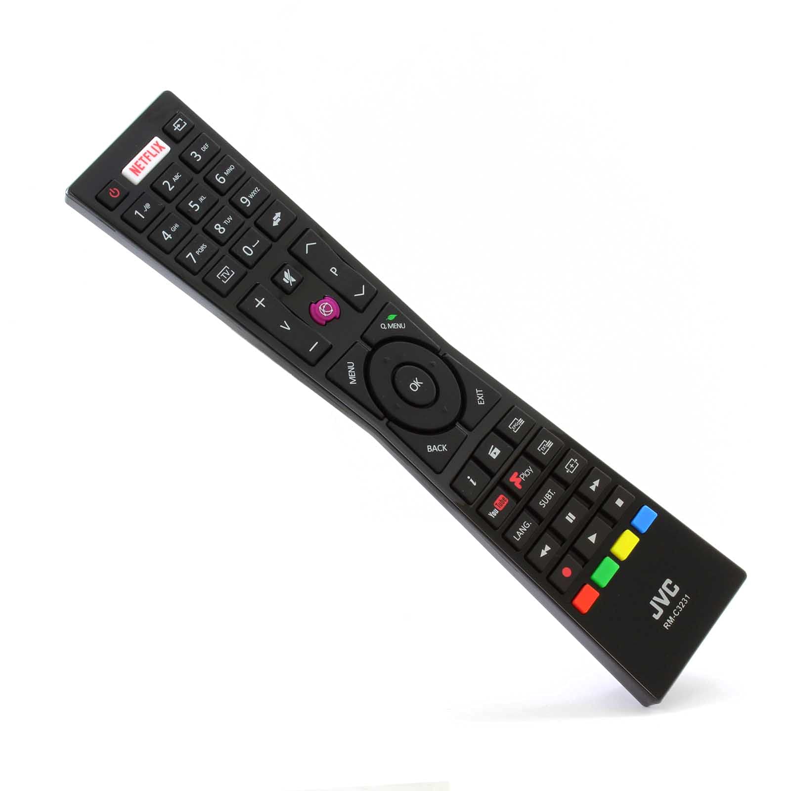 ALLIMITY RM-C3090 Telecomando Sostituito Per JVC 4K UHD TV LT-24V44JH LT-24V47JH LT-24VH30K LT-24VH42J LT-32V3010 LT-32V4200 LT-32V4201 LT-32V48JH LT-32VH30K LT-40V3000