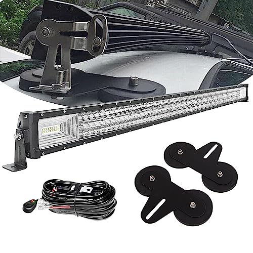 Barra LED 4x4 todoterreno 540W kit cableado 12V y focos led coche camión