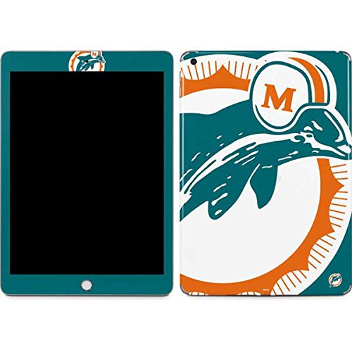 Skinit Decal Tablet Skin Compatible with iPad 9.7in (2018) - Officially Licensed NFL Miami Dolphins Retro Logo Design