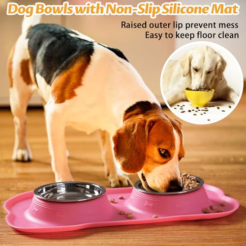 Hubulk 11277747 Pet Dog Bowls 2 Stainless Steel Dog Bowl thumb #5