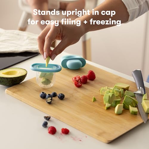 image for Frida Baby Push Pop Feeder, Baby Fruit Food Feeder to Safely Introduce