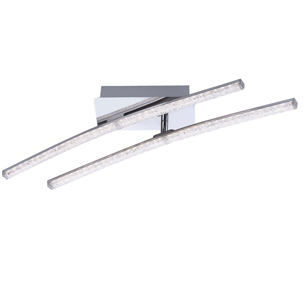 LED 10 Watt Ceiling Lamp Crystal Bedroom Energy Saving Light Adjustable Lights Direct 11290-17 Silver