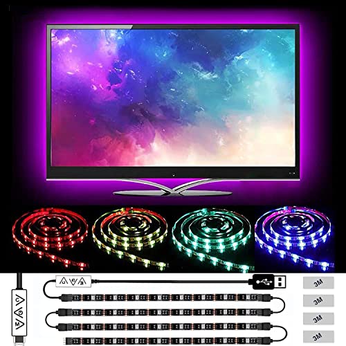  Bluetooth Striscia LED,LED Striscia 2M SMD 5050 RGB Strisce Luminose con Controller Sincronizza con la Musica Adatto per Camera da letto, Decorazioni per feste e per la casa