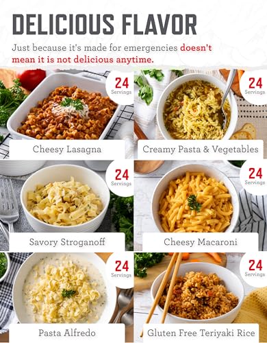 ReadyWise Emergency Food Supply - 360 Servings, 3 Buckets, Freeze Dried & Dehydrated Package of Long Term Meals, Survival Kit for Camping, Prepper Food Storage Supplies, up to 25 Year Shelf Life - Image 6