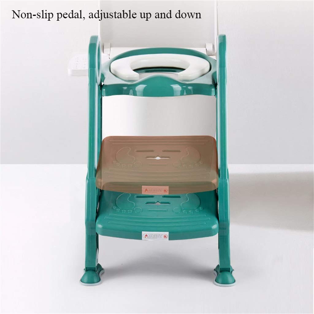 Riduttore WC Bambini, Ergonomia Bambini Squat Potty Portatile Regolabile Potty Assistant Assistant Sicuro Robusto Pieghevole Sedile per Sgabello per Bagno Bambino Unisex Toilet Trainer