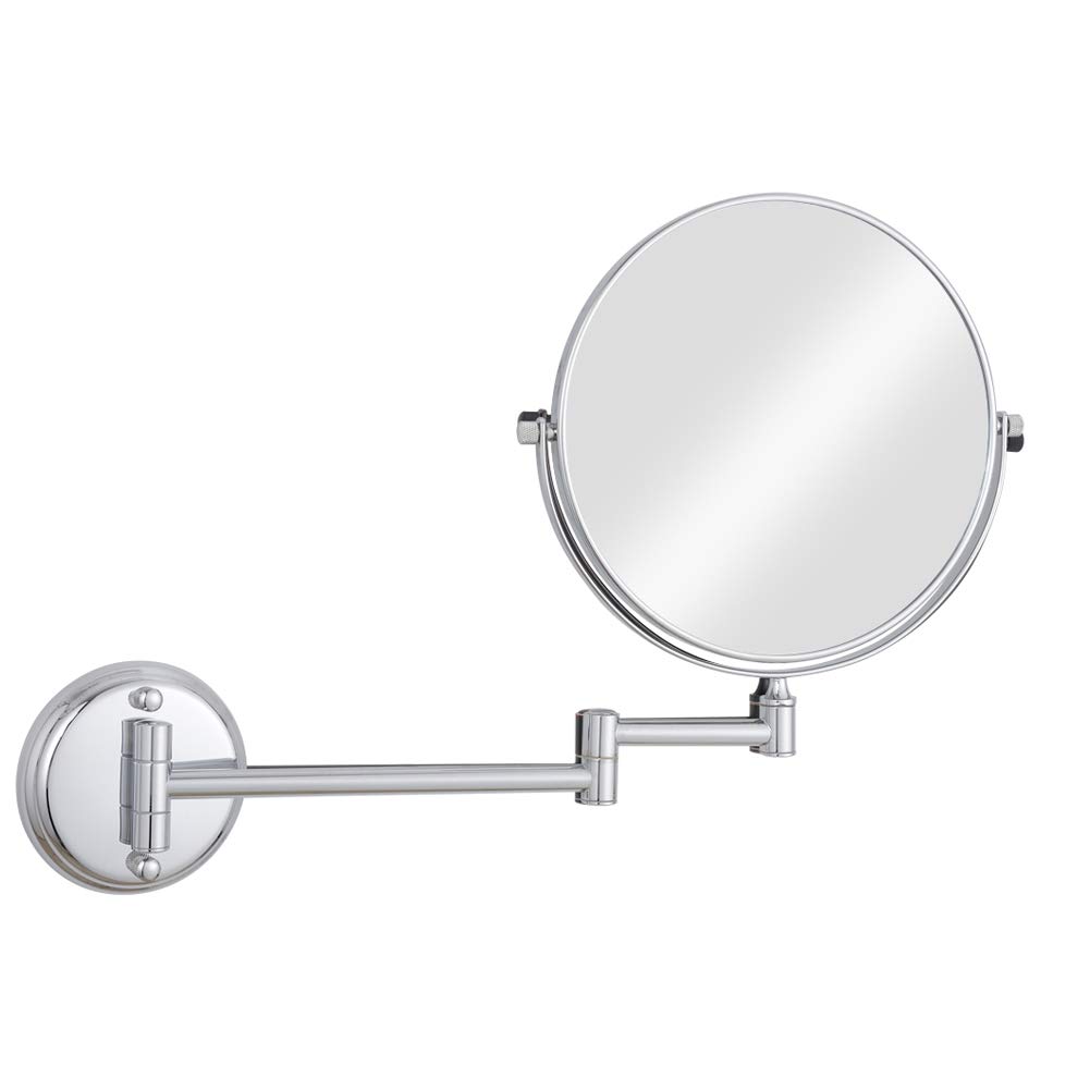 GURUN 6 Inch TwoSided Swivel Wall Mount Mirror with 7X