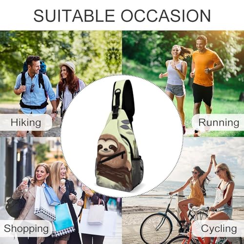 Bolso tipo sling, cruzado, deportivo y casual para día miniatura 6