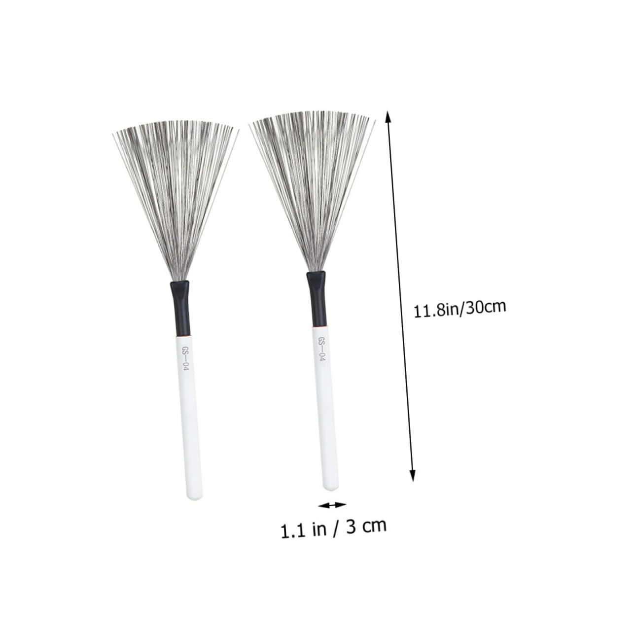 ERINGOGO 1 Pair Maple Handle Drum Brush Bass Drum Percussion for Beginner Rhythm Instruments Snare Wires