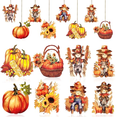 24-Pieces-Fall-Scarecrow-Wood-Hanging-Ornament-Fall-Harvest-Wooden-Signs-Thanksgiving-Vintage-Hanging-Ornaments-Autumn-Pumpkin-Wooden-Cutouts-for-Thanksgiving-Day-Fall-Harvest-Party-Favor 24 Pieces Fall Scarecrow Wood Hanging Ornament Fall Harvest Wooden Signs Thanksgiving Vintage Hanging Ornaments Autumn Pumpkin Wooden Cutouts for Thanksgiving Day Fall Harvest Party Favor
