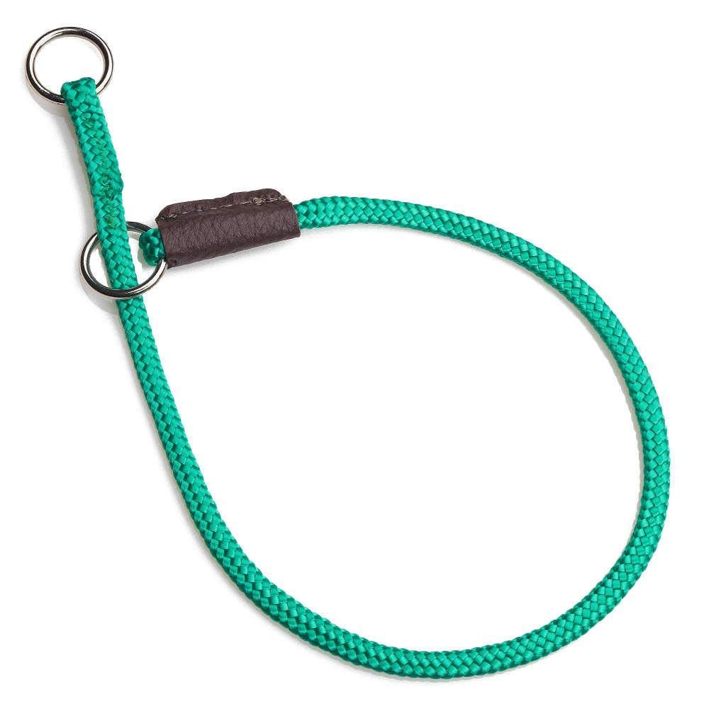 Mendota PetShow Slip Collar - Made in The USA - Kelly Green, 18 in