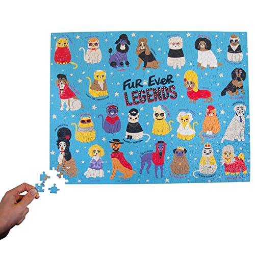 Fizz Creations Fur-ever Legends Puzzle. Celebrity Cats & Dogs Themed 500-Piece Jigsaw. Funny Puzzle. Great Family Fun for Animal Lovers Ages 8 and Up - Image 2