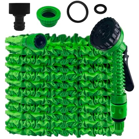 Tuyau d'Arrosage Extensible Dunkwckore 15m Cover