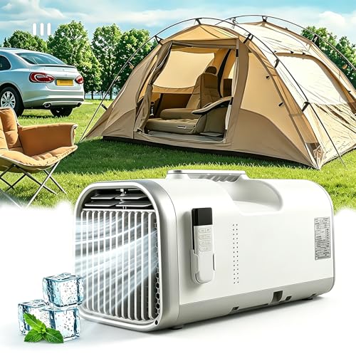 【Dormi al fresco senza preoccuparti dello svuotamento】Di' addio allo svuotamento dell'acqua e alla manutenzione costante. Questo condizionatore portatile è dotato di una funzione di auto-evaporazione che disperde ed evapora automaticamente l'acqua di condensa, permettendoti di godere di un raffreddamento continuo senza doverti preoccupare di svuotare frequentemente il serbatoio. Perfetto per camere da letto, camion, furgoni, campeggio, camper, tende, dormitori e piccoli spazi