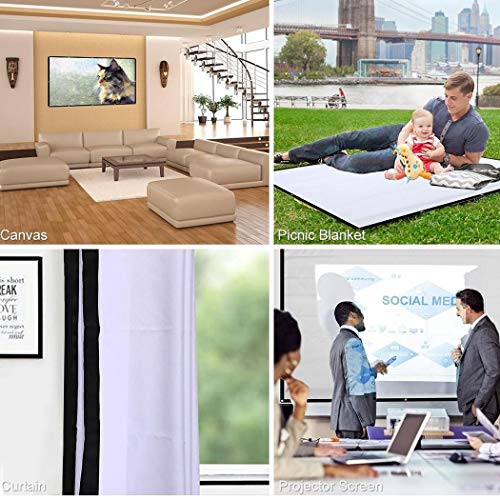 image for Lacegre HD Projector Screen,Portable Folding Anti-Crease Indoor Outdoo