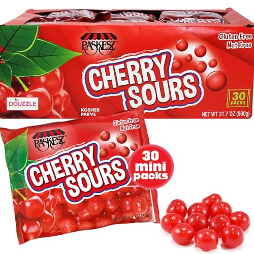 Dulces Cherry Sours Rojos Mini Packs 30 Unidades miniatura 1