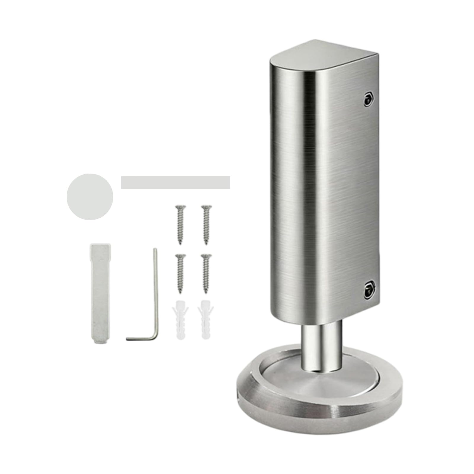 Carotoe Silver Profile Windproof Door Crafted From Sturdy Stainless Steel For Enhanced Privacy Thin Door