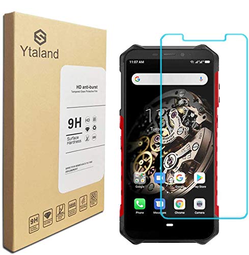 [2 Pack] Ytaland for Ulefone Armor X5 Screen Protector, [ Anti-Fingerprints ] [Bubble-Free] [9H Hardness] Tempered Glass Screen Protector for Ulefone Armor X5