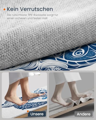 Tapis de salon rond estampe tortue marine : douceur et finitions premium - 7