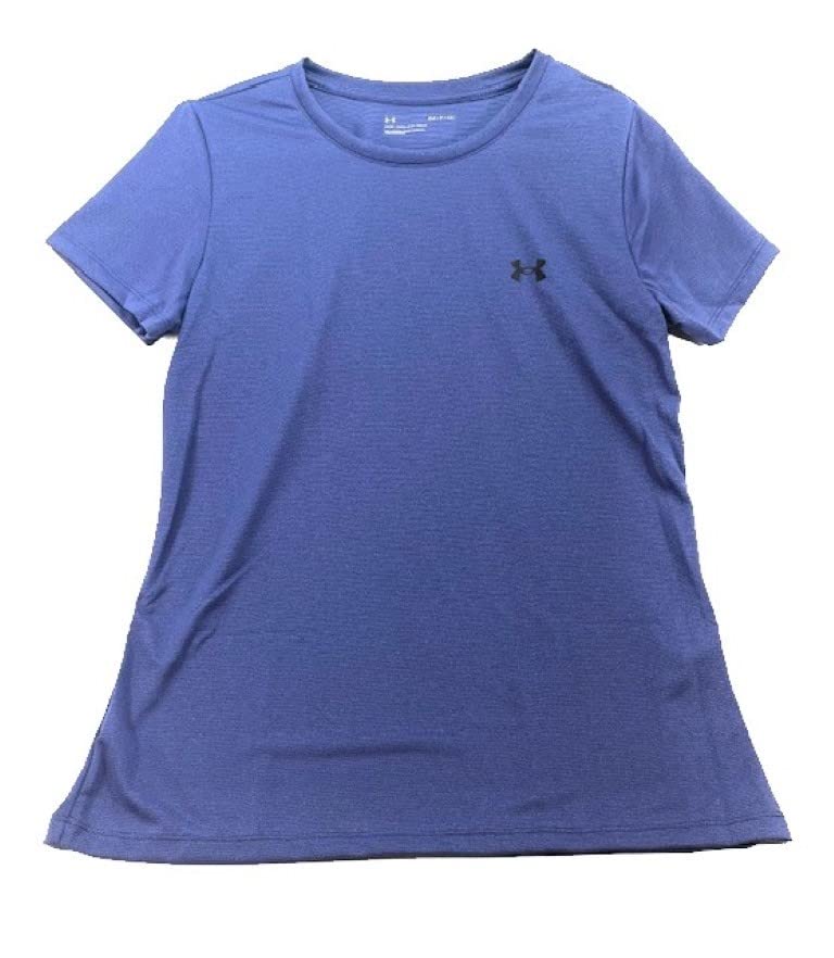 Under Armour Womens Bubble Teach SSC Loose T-Shirt XL Navy