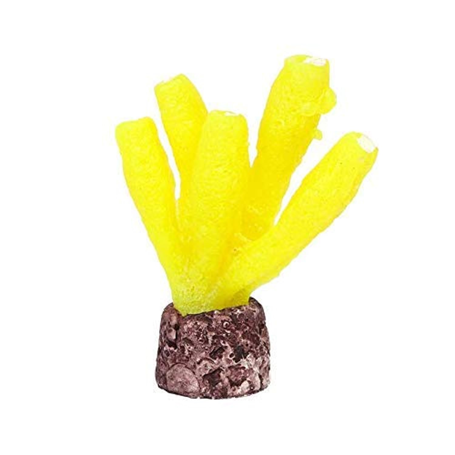 emily pets Artificial Glowing Effect Decorative Aquarium Decoration Ornament for Fish Tank Aquarium (Yellow) (B08LH6J5PY) Amazon Price History, Amazon Price Tracker
