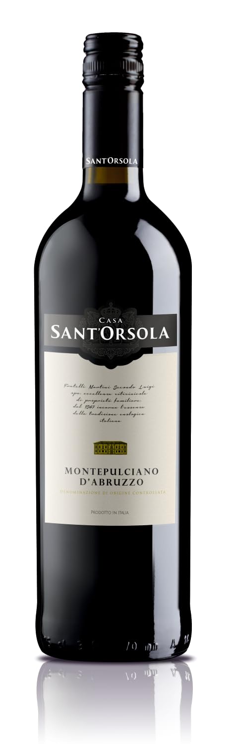 SANT'ORSOLA Chianti Docg + Montepulciano Doc D'Abruzzo + Nero D'Avola Doc Vin Rouge Italien Avec Coffret Cadeau - 3X75 cl
