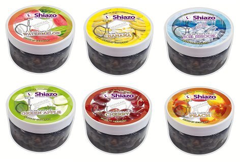 Shiazo Dampfsteine Shisha Mixed Pack, 5 Sorten in 12 Geschmack Wird nach Zufallsprinzip Gesendet, Wasserpfeife Stein…