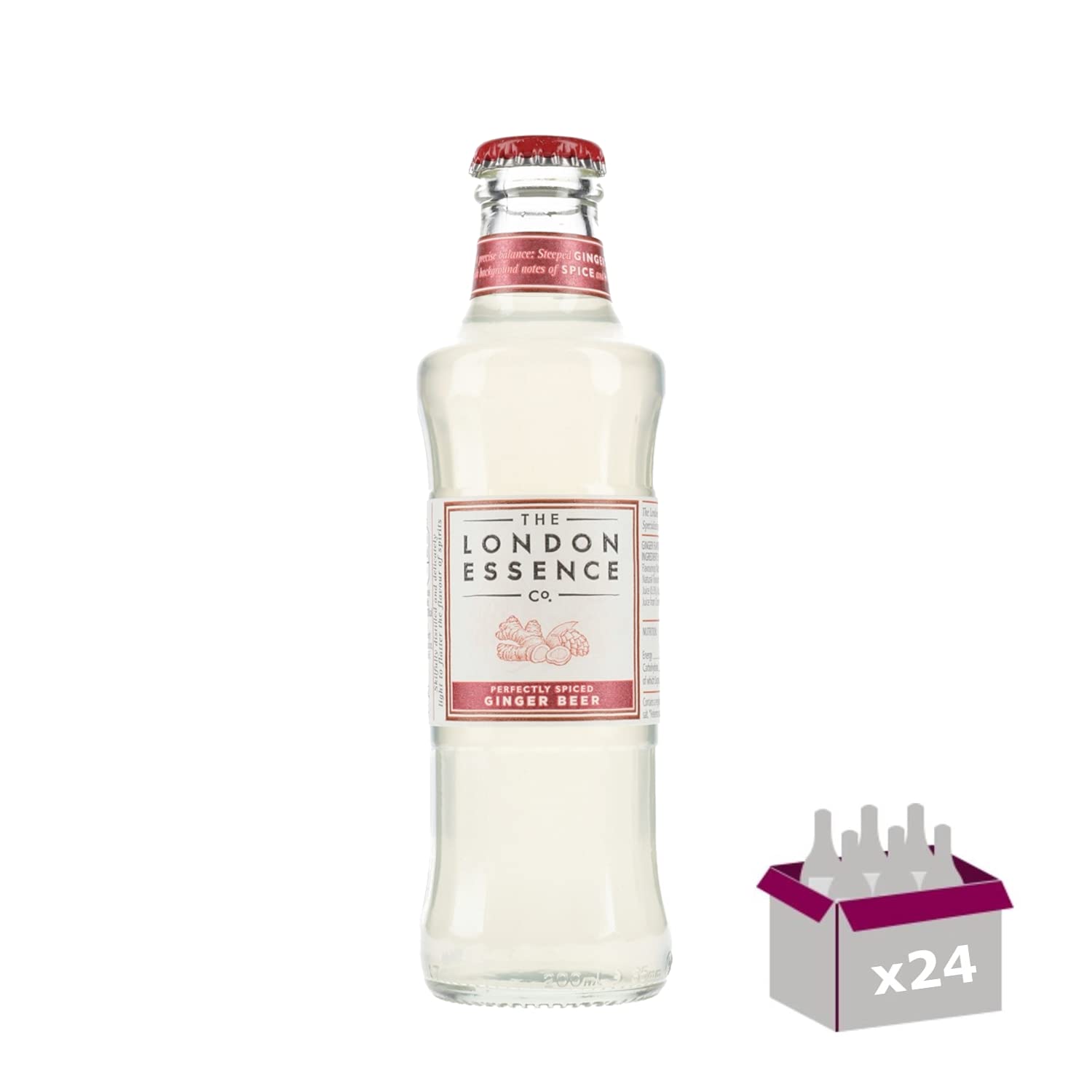 London Essence – "Ginger beer" Tonic Water – 24 x 20 cl