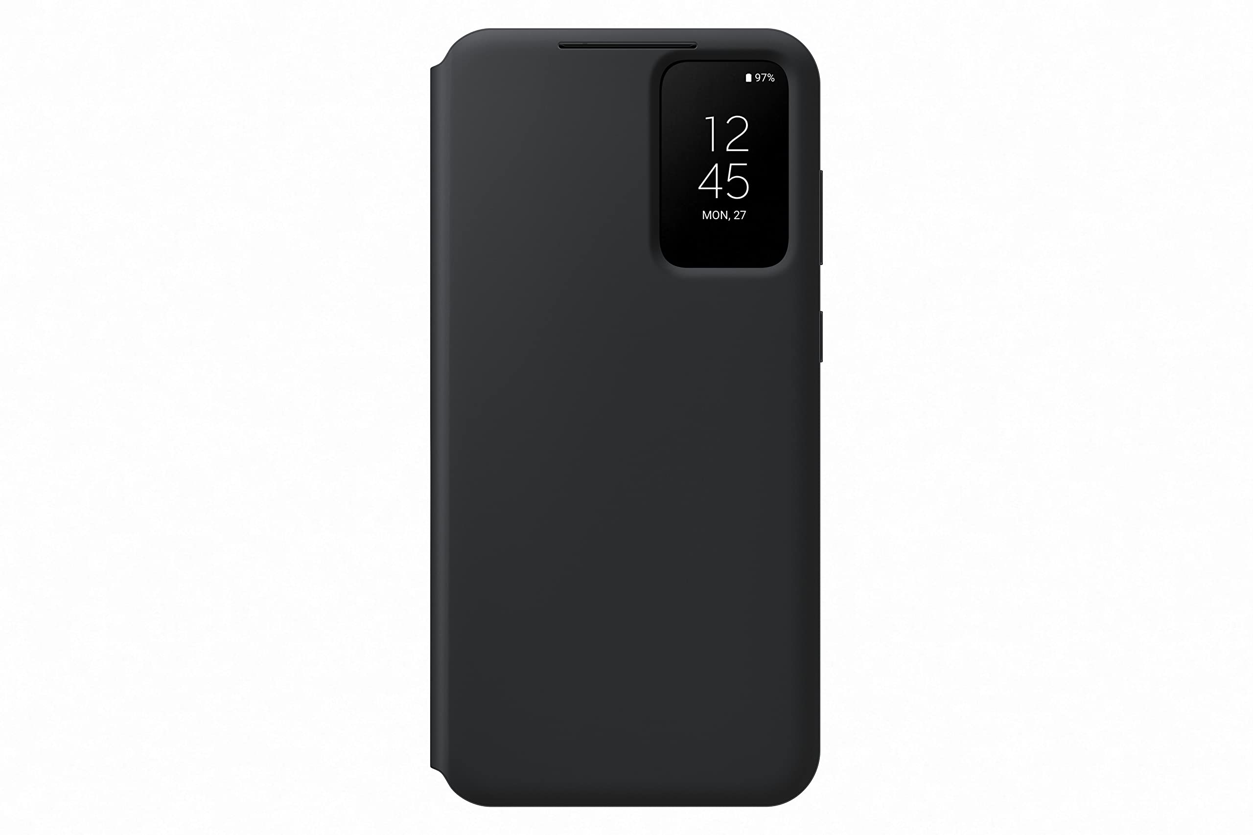 Samsung Smart View Wallet Smartphone Case EF-ZS916 für Galaxy S23+, Handy-Hülle, Kartenfach, Sichtfenster, Black