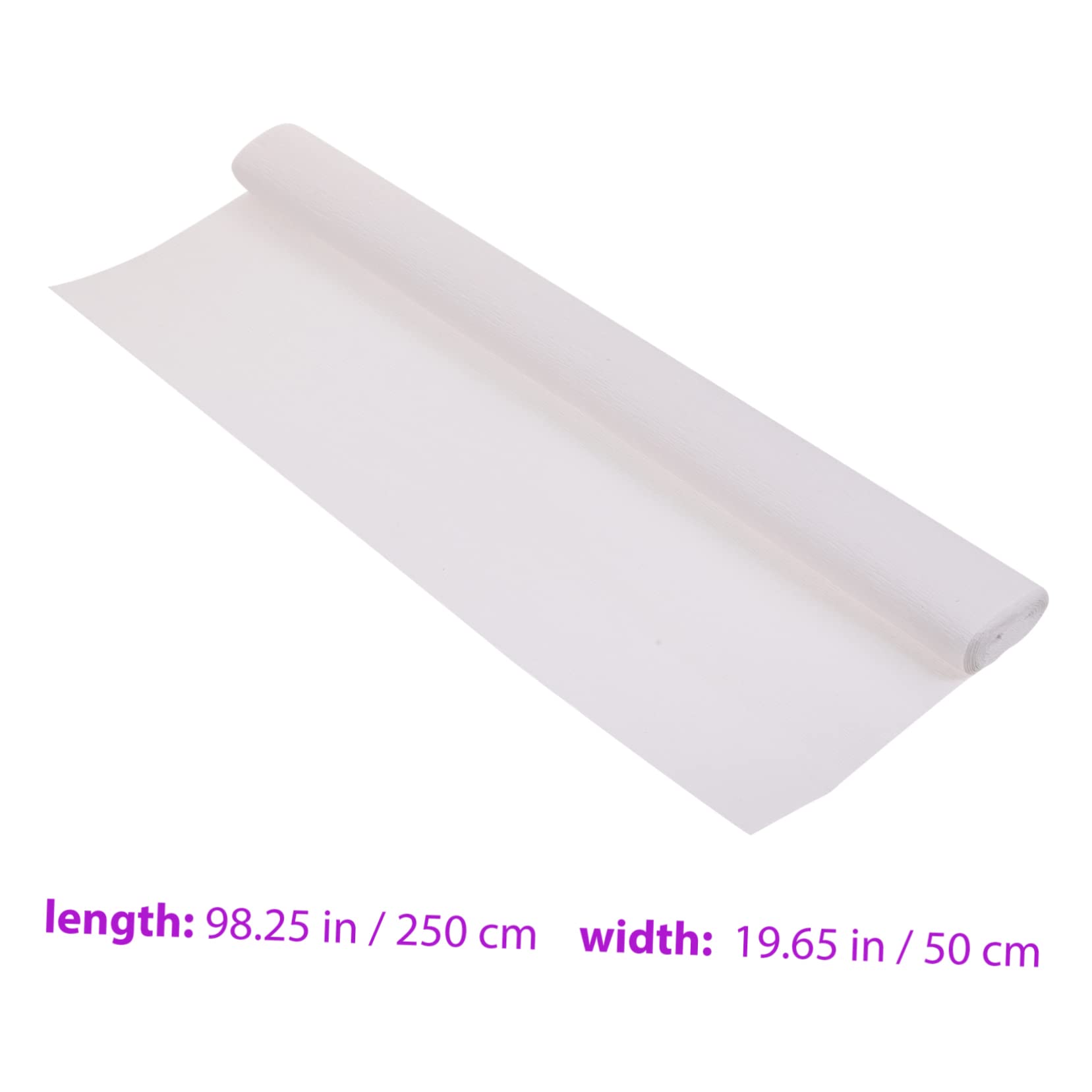 VILLCASE Craft Crepe Paper 1 Roll Italian Stretch Flower Crepe Paper Decor for Home Wedding