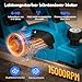 Elektrohobel 650w mit Bürstenloser Motor,Akku Hobel kompatibel mit Makita 18V,Elektrischer Handhobel mit 15000 U/min,82mm Hobelschneidenbreite & 1mm Tiefe,Holzhobel für Holzbearbeitung,ohne Akku