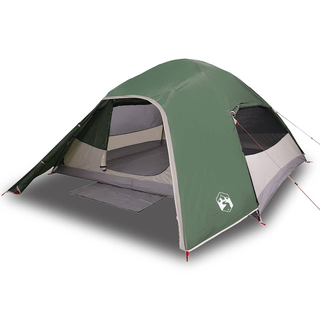 Genérico Tienda de campaña iglú para 4 Personas Impermeable Verde,Deportes,Actividades al Aire Libre,Camping y Senderismo,Tiendas de campaña-94719