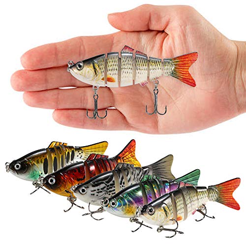 Iscas de pesca, Andoer Conjunto de 5 unidades de iscas de pesca 10 cm 20g isca dura Isca dura Armadu