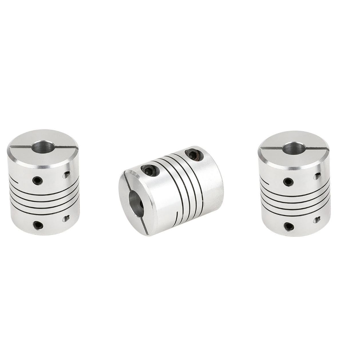 Amazon.co.jp: カップリング スリットタイプ 8mm - 10mm 外径25mm 全長