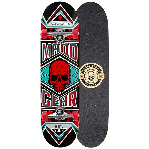 Madd Gear Pro Series Beginner Skateboard, 31 x 8" Jest Red