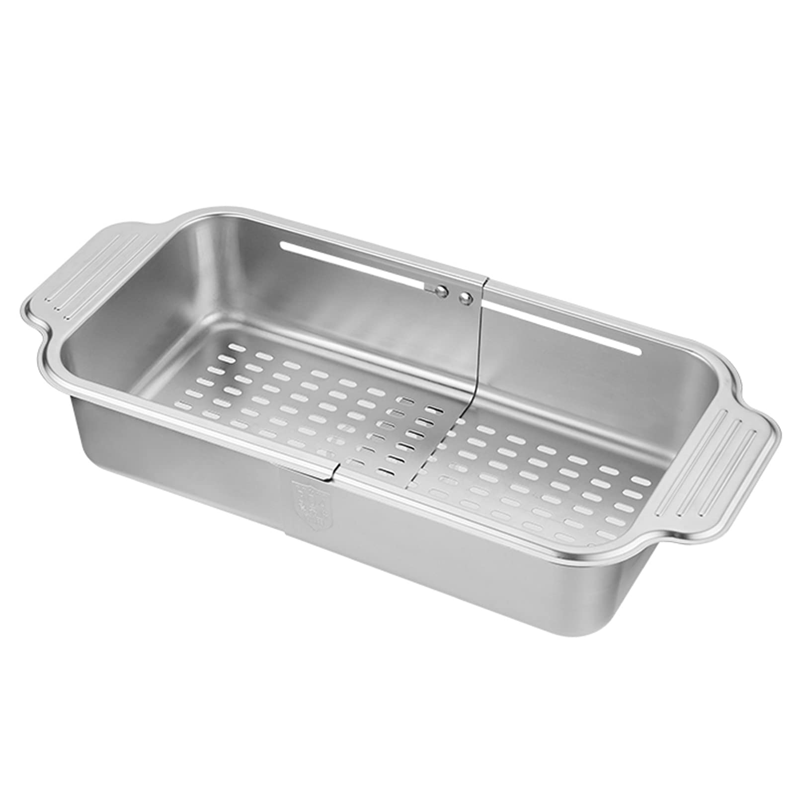 Kalttoy Stainless Drying Rack Expandable Sink Drying Rack Kitchen Drain Basket Portable Drainers Utensils Holder Sink Organizers and Storage for Dishes