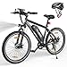 ESKUTE M100 E Bike Herren Damen, E-Mountainbike Elektrofahrrad 27.5 Zoll E-Cityrad mit 36V 10.4Ah Abnehmbarer Lithium-Akku, Heckmotor 50 Nm Drehmoment, EU-Konformes E Fahrrad, Schwarz Baby,Schwarz günstig Kaufen-ESKUTE M100 E Bike Herren Damen, E-Mountainbike Elektrofahrrad 27.5 Zoll E-Cityrad mit 36V 10.4Ah Abnehmbarer Lithium-Akku, Heckmotor 50 Nm Drehmoment, EU-Konformes E Fahrrad, Schwarz