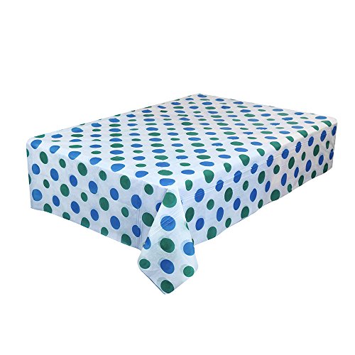 Lenfesh Square Disposable Tablecloth,Waterproof Plastic Tablecovers Home Decor