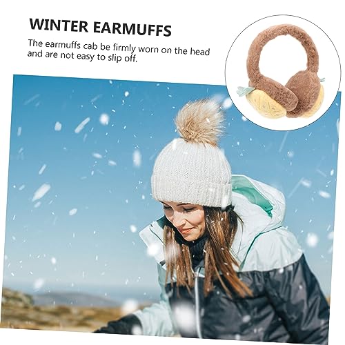 2pcs Girl Plush Earmuffs Winter Warm Ear Protectors for Ladies Boy Girl Outdoor 5